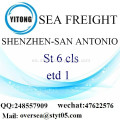 Puerto de Shenzhen LCL consolidación a San Antonio